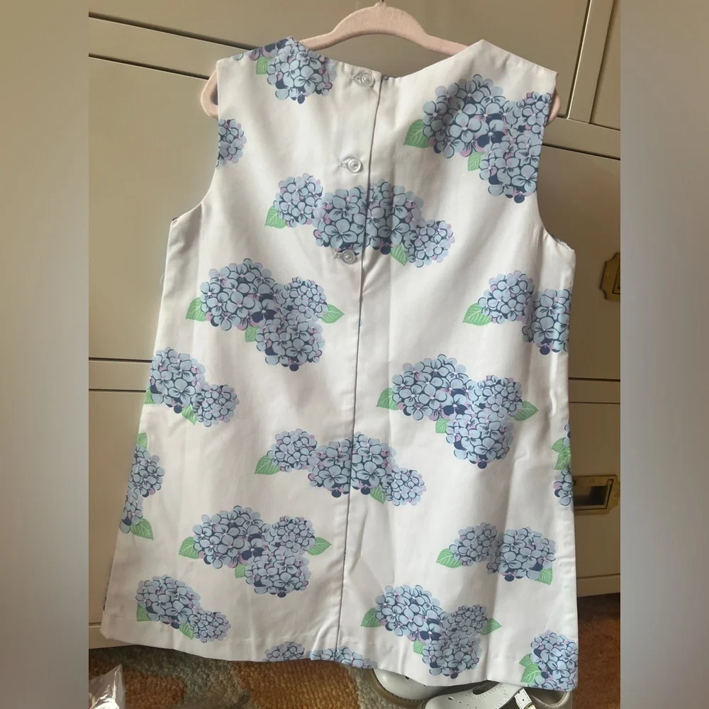 NWT Happiest Hydrangeas Annie Apron Dress - Picture 2 of 3